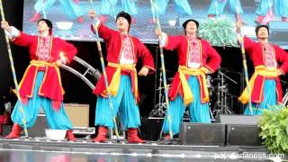 Swords and Spears  Cossack Dance  Vesnianka  Toronto Ukrainian Festival [upl. by Eniamzaj28]