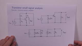 Transistor Small Signal Analysis [upl. by Yelrac]