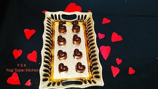 Homemade filled chocolate recipe Heart shaped Candies for Valentines Day  Tamil [upl. by Suirtemed495]