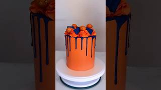 viralvideo cakedecorating cakedesign cakedecoratingideas youtubeshorts orange artcake trend [upl. by Liemaj]