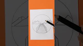 ✅ Como Dibujar un PAISAJE Natural a Lapiz Blanco y Negro  Dibujos de Paisajes ⭐ Easy Art [upl. by Enenej]