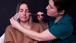 ASMR Full Facial Sensory Testing but the Patient FAILS [upl. by Hildagard513]