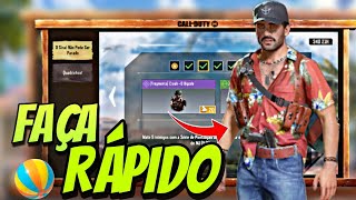 COMO FAZER O NOVO EVENTO SAZONAL RÁPIDO  MOBILIZAÇÃO TÁTICA COD MOBILE [upl. by Eniledgam909]