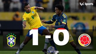 Brasil 10 Colombia  Eliminatorias a Qatar 2022 [upl. by Akerahs]