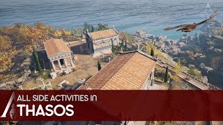 Assassins Creed Odyssey  All side activities in Thasos Hephaistos Islands [upl. by Jaeger629]