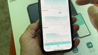 How to find comparison charts in Fitdays app for Smart Body Fat Scale on iPhone [upl. by Whitby]