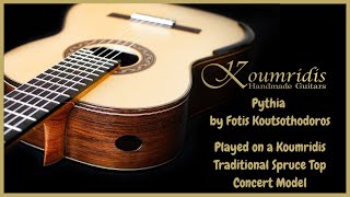 Fotis koutsothodoros plays quotPythiaquot on a Koumridis Traditional Spruce top concert model [upl. by Etselec]