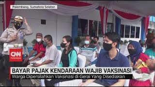 Bayar Pajak Kendaraan Wajib Vaksinasi [upl. by Nivalc]