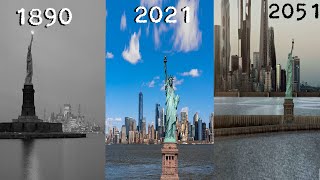 Evolution of New York City NY 1890  2022 [upl. by Llehcnom300]