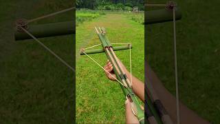 Bamboo Creations with 2 arrow bamboo slingshot [upl. by Seiden818]