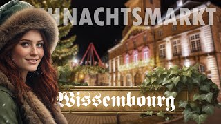 Weihnachtsmarkt Weißenburg Marché de Noël Wissembourg 4K [upl. by Hildagarde]