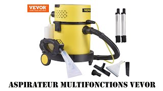 Cyrob  Aspirateur Vevor eau et poussières 4en1 Multifonctionnel avec télécommande [upl. by Wolfe557]