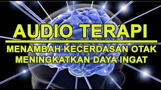 AUDIO TERAPI MENCERDASKAN OTAK MENAMBAH DAYA INGAT  musik relaksasi kecerdasan otak [upl. by Ecnirp]