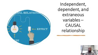 What is Independent Dependent and Extraneous variables in a Causal relationship  with Example [upl. by Begga859]