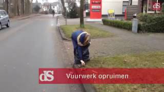 Apeldoornse kinderen zamelen vuurwerk in [upl. by Noyes557]