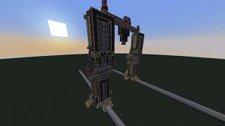 Minecraft Create Mod 40K Titan progress [upl. by Hakilam127]