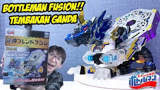 Bottleman Fusion Sekali Tembak 2 Peluru Unboxing Bottleman Ryujin Blendragon  Bottleman Indonesia [upl. by Knowlton]