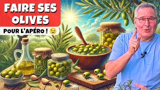 Faites vousmême vos olives pour lapéro  😉 [upl. by Auqinimod]