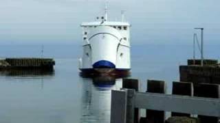 Danish ferry SamSine arriving in Hou [upl. by Jair]