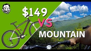 149 Mountain Bike vs mountain  The Walmart Enduro [upl. by Nelleoj]