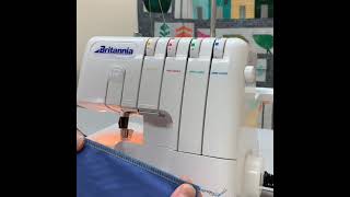 How to thread the Britannia 4DR overlocker threading guide [upl. by Nire786]