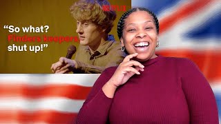 American Reacts to James Acaster  The Absurdity Of The British Empire [upl. by Rekrap636]