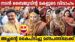 മകൾക്ക് അനുഗ്രഹം നൽകി നടൻ ബൈജു സന്തോഷ്  Actor Baiju Santhosh Daughter Marriage  Celebrity Wedding [upl. by Esli]