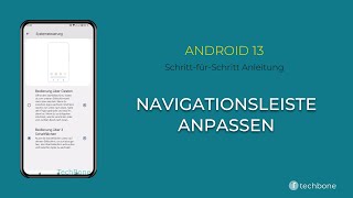 Navigationsleiste ändern Android 13 [upl. by Matthei]