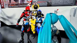 Stop Motion Animation The AkibaRangers are here [upl. by Uht485]