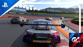 Gran Turismo 7  Daily Race  Autodrome Lago Maggiore  East  Lexus RC F GT3 [upl. by Moraj500]