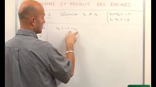 14 Equation du second degré  somme et produit des racines [upl. by Joan]