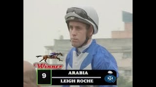 Arabia with Leigh Roche up wins The South India 2000 Guineas Gr 2 2018 [upl. by Ekralc]