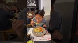 AUSSIES TRY BRITISH CHAINS london food londonvlogger wagamama fail [upl. by Mitinger]