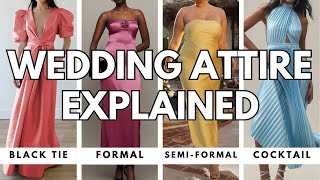 What to wear and not to wear as a wedding guest black tie cocktail amp beach attire explained [upl. by Nathaniel967]