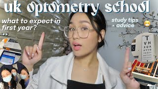 what to expect in first year undergraduate optometry  advice UK 👓 [upl. by Kaylil]