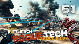 Explosions EVERYWHERE  Battletech Modded  Roguetech LanceALot 51 [upl. by Australia966]