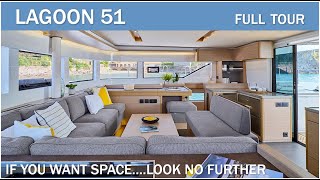 Lagoon 51 Catamaran I Full Tour [upl. by Flore]