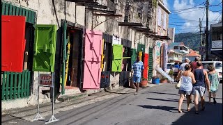 DISCOVERING ROSEAU DOMINICA PEOPLE AND STREETS [upl. by Cottle746]