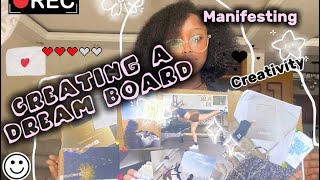 Creating My vision Board  Manifesting My Best Life [upl. by Quincy]