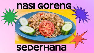 NASI GORENG  INDONESIAN FRIED RICE street food [upl. by Macegan]