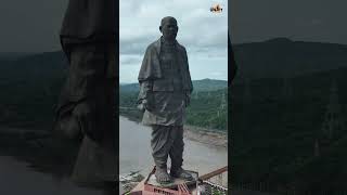 Experience the full grandeur of the StatueofUnity with an incredible drone view [upl. by Sheedy]