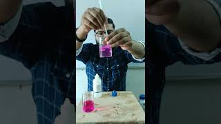 Phenolphthalein indicator is not working in Base  shorts shortsvideo sjw chemical experiment [upl. by Harald23]