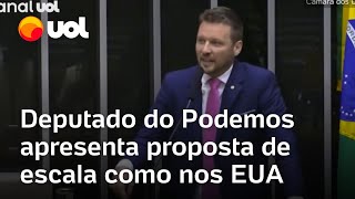 Deputado do Podemos apresenta proposta de escala como nos EUA ‘Ganhar por hora trabalhada’ [upl. by Amlas]