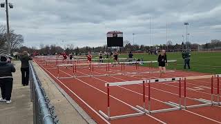 Amber Gerrits 100 H 1907 2nd Place Freshman year [upl. by Naiviv]