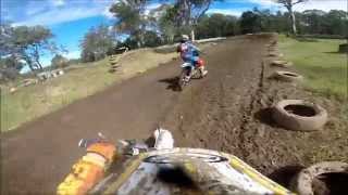 GOPRO Round 4 shell series at Kilcoy mx Riley Cutter 370 [upl. by Harbard918]