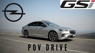 2021 Opel Insignia GSi Grand Sport 20 Turbo AWD 230hp  POV Drive  Cars by Vik [upl. by Notrub949]