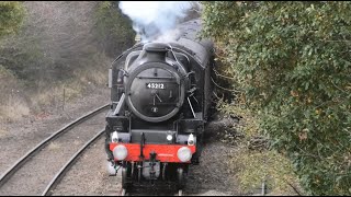 LMS Stanier Class 5 45212 amp 47746 [upl. by Otto]