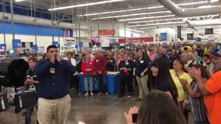 Walmart employees chant [upl. by Gombosi]