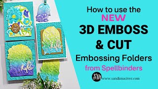 How to use the NEW 3D Emboss and Cut Folders from Spellbinders [upl. by Nima]