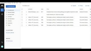 Mendeley Reference Manager 2024 11 17 10 59 29 [upl. by Yusuk599]